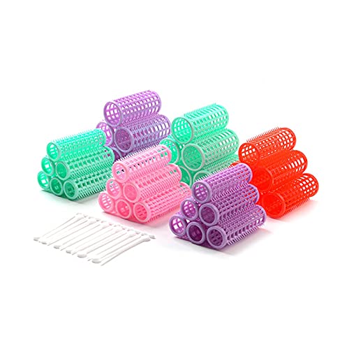 24 Lockenwickler aus Polypropylen mit Haarklammern (Größe: 2 cm) Cover