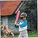 LIOOBO Ergonomic Handle Boys and Girls Cricket Bat Soft Bat for Boys and Girls Lightweight Baseball Sports Cricket Equipment