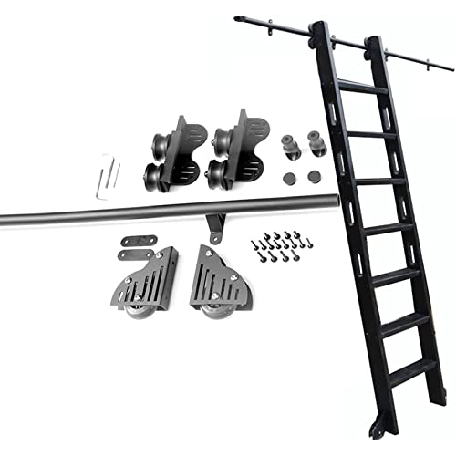 Kit matériel échelle coulissante pour sécuriser l'accès aux étagères hautes - 2