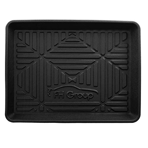 Image of FH Group Climaproof for All Weather Protection Black Multi-Purpose Pet Feeding Bowl Tray, Dog Bowl Tray, Boot Tray, Shoe Tray, Great for Entryway or Garage 20