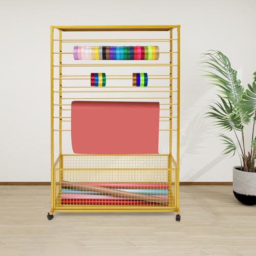 Rangement mobile à 16 couches double face pour papier d'emballage
