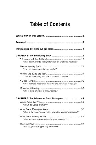 First, Break All the Rules: What the World's Greatest Managers Do Differently