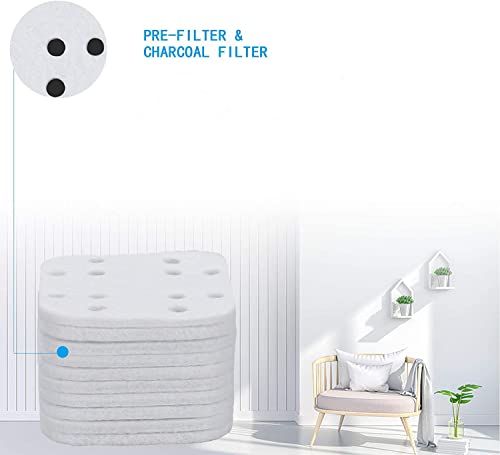 Keyjiniu 20 Pack Lv600Hh Replacement Descaling Pad, Compatible For Levoit Lv600Hh Lv600S Mineral Absorption Pad #TOP1