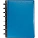 Staples Arc Customizable Leather Notebook System, NAVY BLUE, 5.5 x 8.5inch
