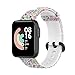 Produktbild MuSheng Kompatibel mit Xiaomi Mi Watch Lite Armband für Redmi Watch - Sport Silikon Uhrenarmband Smartwatch Ersatzarmband Universalband (D)