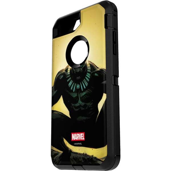 Skinit Decal Phone Skin Compatible with OtterBox Defender iPhone 7 Plus - Officially Licensed Marvel Black Panther TChalla King of Wakanda Design