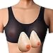 Produktbild Tex-Eorey Spezieller Taschen-BH für Silikonbrüste Gefälschte Brüste ohne Draht BHS Unterwäsche für Transsexuelle Crossdresser Transgender Mastektomie Brustprothese,Ecup~3XL~1400gbreast