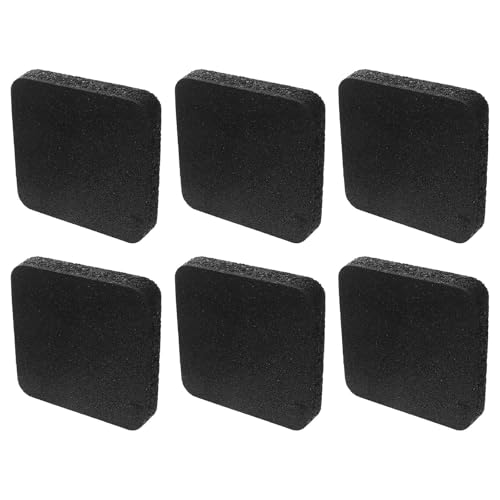 DECHOUS 6pcs Rubber Anti-Vibration Soundproof Floor Mat for Home Gym,