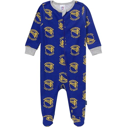 Gerber Unisex Baby NBA Team Sleep 'N Play, Golden State Warriors, 6-9 Months
