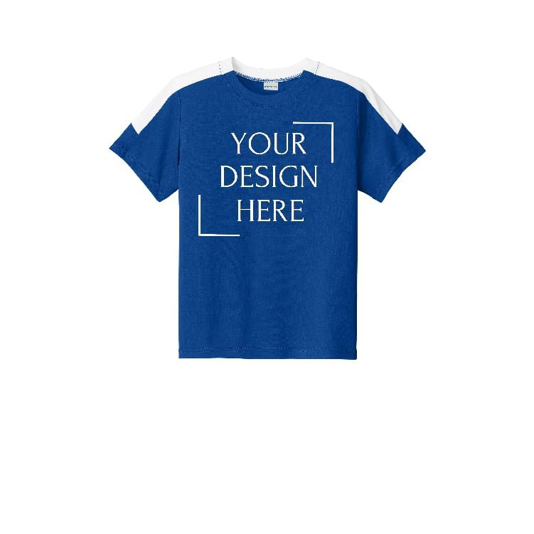 Custom Front or Back Print Sport-Tek Performance T-Shirt with Your Image for Men, Women and Kids