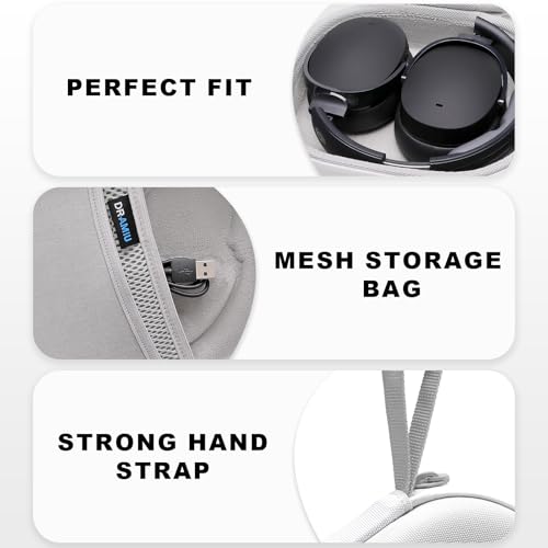Image of Hard Case for Skullcandy Bluetooth Headphones, White(Case Only) | for Skullcandy Crusher ANC 2 /Crusher Evo /Crusher 1080 /Crusher 720 /Crusher /Crusher 540 /Hesh ANC /Hesh Evo /Hesh 540 Headphones