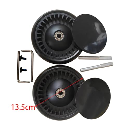 Generic Carrinho de bebê com rodas, fácil de instalar, rodízio prático para substituição de carrinho