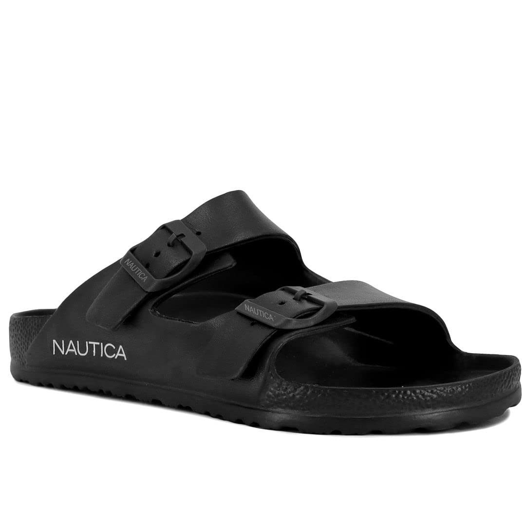 Men's Double Buckle Slide-Comfort Sandal-Slip-on Adjustable Waterproof Flat's