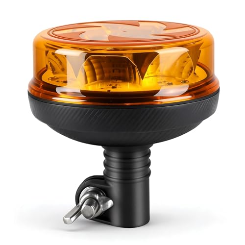 Gyrophare LED orange 12V 24V DC feu de signalisation étanche IP67 pour UTV