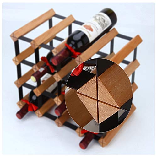 Soporte de vino de mesa para 4 botellas miniatura 4
