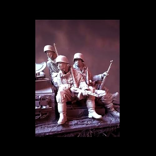 Maquette soldat en résine WWII Soviet Tank Soldier miniature non peinte 1/16