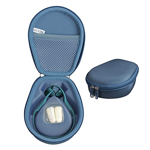 Image of Hermitshell Hard Case for AfterShokz Trekz Air /AfterShokz Aeropex /Titanium Mini /Shokz OpenRun Pro Open Ear Wireless Bone Conduction Headphones AS650 / AS800 (Blue)(Only Case)