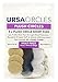 URSA Plush Circles - 5mm length short fur LAV covers. Reusable & Super Soft. 25mm Diameter (9x Circles + 30x Stickies, MultiPack)