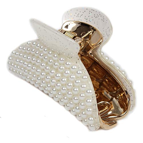 Preisvergleich Produktbild JUSTFOX - Haarklammer Haargreifer mit Perlen