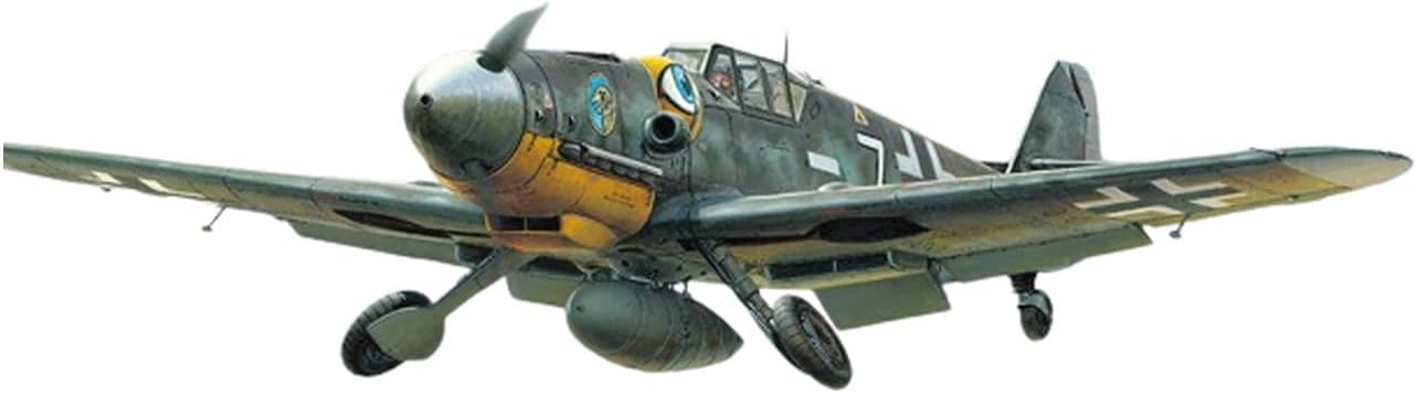 Tamiya 60790 – 1:72 Bf-109 G-6 Messerschmitt, model making, plastic kit, hobby, crafts, gluing, model building kit, model, assembly. Unvarnished