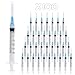 CareLiving 100 Pack 3ml Syringes 23G, 1.0 inch Needle Luer Lock Syringe Individually Packaged (3ml, 100)
