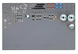 Lötmatte Silikon Extra Groß 60 * 35cm Antistatische Reparatur Matte Lötunterlage für Elektronik Reparatur Matte Mat Arbeitsmatte für Eine Vielzahl Elektronischer Reparatur