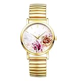 【Excellente précision et durabilité】Cette montre est équipée d'un mouvement à quartz, qui allie la fiabilité d'un chronométrage de précision à une durée de vie extrêmement longue.