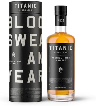 Titanic Distillers Premium Irish Whiskey, 700 ml, 40% Alkoholgehalt, Flüssig, Eiche gereift