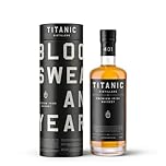 Titanic Distillers, Premium Irish Whiskey, Traditional Smooth Blend, Balanced Notes of Light Vanilla & Spice of Triple-Distilled Malts With Lingering Peat Smoke Finish, Great Gift, 40% ABV, 700ml