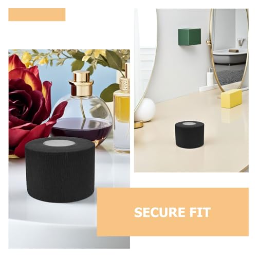 Bandes de protection pour la nuque de coiffeur papier noir collerette jetable