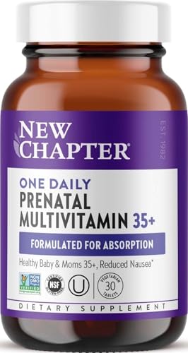 New Chapter One Daily Prenatal Multivitamin 35+, 30 Count