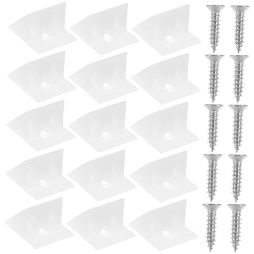UKCOCO Viti Autofilettanti Per Muratura Clip Per Viti Per Cavi Tasselli Conici in Plastica Per Muri in Mattoni e Cartongesso