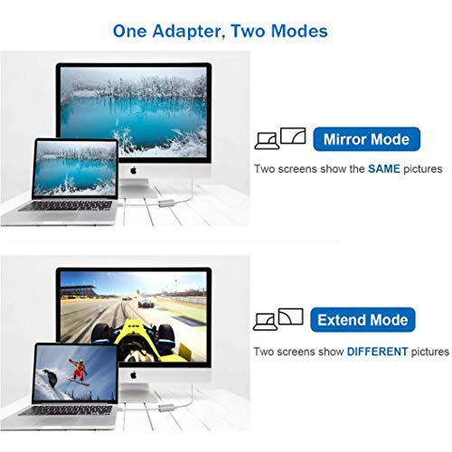 Zhiyuan® Usb C To Mini Displayport Adapter,Usb Type C To Mini Dp Cable Adapter 4K 60Hz Thunderbolt 3 - Silver #TOP5