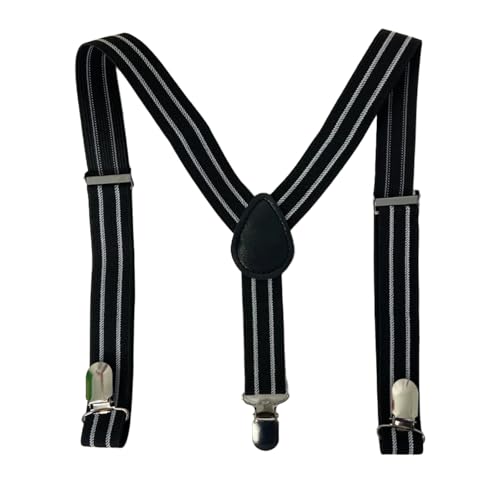 HISUNBEN Kinder Herren Hosenträger Breit Elastisch -...