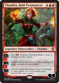 Magic: the Gathering - Chandra, Bold Pyromancer (275/269) - Dominaria - Foil - Planeswalker Deck Exclusive …