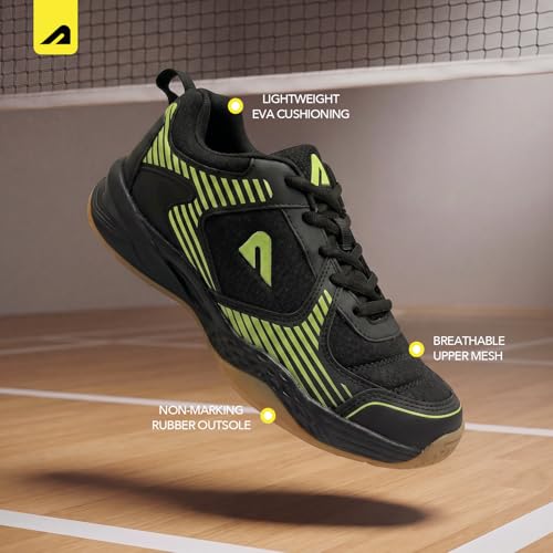Image of Boldfit Badminton Shoes for Man Lightweight Non Marking Shoes for Badminton Breathable Anti Skid Shoe for Man Shuttle Non Marking Indoor Shoe for Pickleball, Tennis, Padel