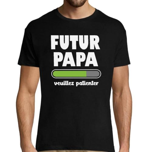 T-Shirt Homme Futur Papa original et rigolo imprimé en France pour homme
