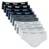 Cuecas, Kit 10 Slip Alg Elast Mash, Mash ,Masculino, ST00, G