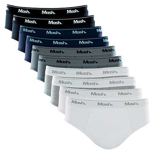 Cuecas, Kit 10 Slip Alg Elast Mash, Mash ,Masculino, ST00, G