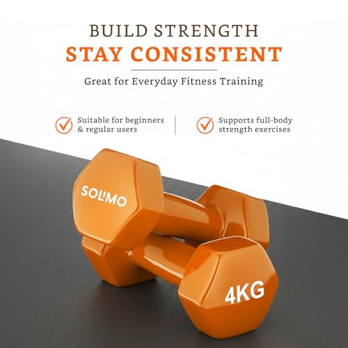 Image of Amazon Brand - Solimo Vinyl Dumbbell