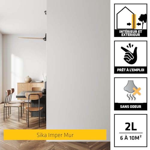 Stopper les moisissures avec Sika Injectocream 100 et résine
