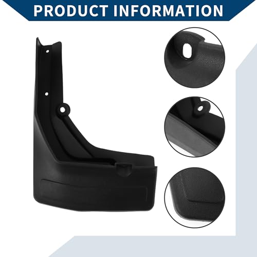 Image of Mud Flaps Splash Guards W /Mount Accessories for Mercedes-Benz GLC (Coupe) without Pedal 2017-2019 Front and Rear Mud Guards 1 Set