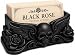 Jamara Co. Gothic Skull Business Card Holder – Premium Desk Organizer for Tattoo Artists, Dark Decor Card Stand, Office Desk Display, Unique Gift for Tattoo Artist, Studio Reception Decor