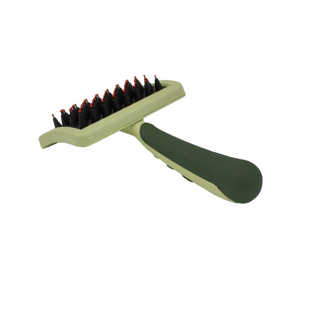 Coastal - Safari - Nylon Coated Tip Dog Brush for Shorthaired Breeds, No Color, One Size (7" L x 4.125" W)