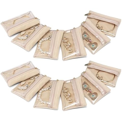 Vlando Travel Jewellery Bag Set of 12 Cover