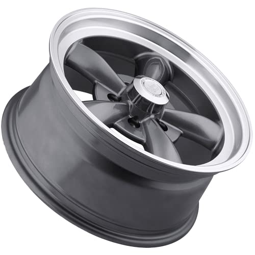 Vision Legend 5 141 Series Gun Metal Machined Lip Wheel (15x7\"/5x4.5\")