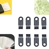 8 Stück Rasierer Reinigungspinsel, Rasierer Pinsel, Reinigungspinsel, Elektrorasierer Reinigungsbürste, Nylonbürste, Mini Bürste für Entfernen Elektrischen Scherköpfen Bartreste und Staub (Schwarz)