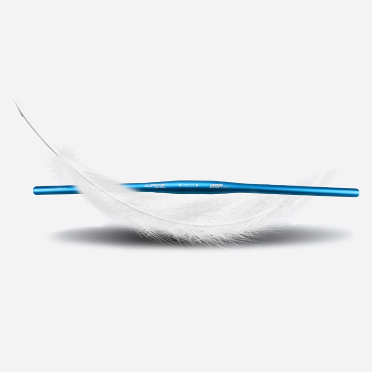 Guidon de vélo VTT 31,8 mm 780 mm en Alliage d'aluminium, Guidon Droit (Vert)