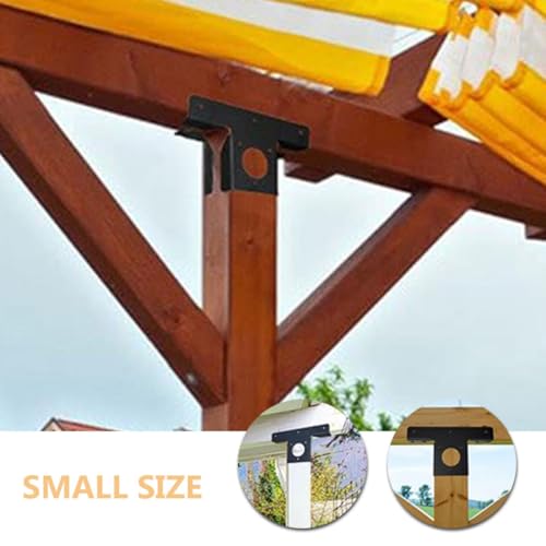Support de pergola inoxydable avec fixation réglable pour canopy de patio et jardin