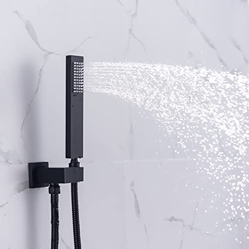 Ensemble de Robinet de Douche 12 x 8 Pouces haute finition chromée